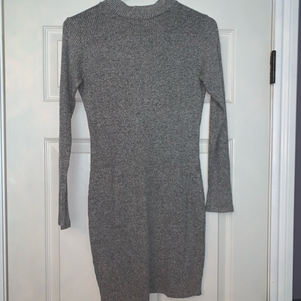 Grey Long sleeve Dress